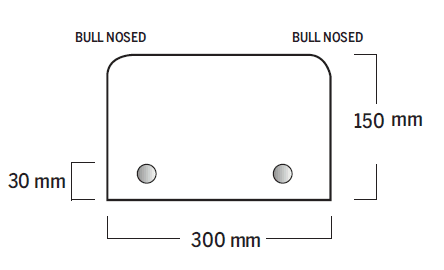 Pre-Cast Steps 300x150mm