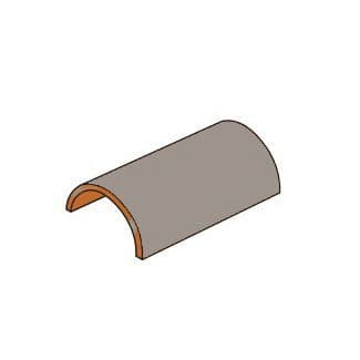 Redland Half Round Ridge Tile - Traditional Colours