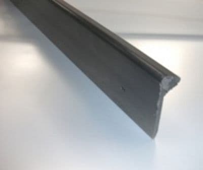 Rubberseal Styrene Upstand Trim 2.5m x 90mm (Black)
