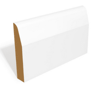 SAM22 14.5mm  5.49m White Pr M.R. MDF Chamfer & Rounded  (32mm Chamfer)