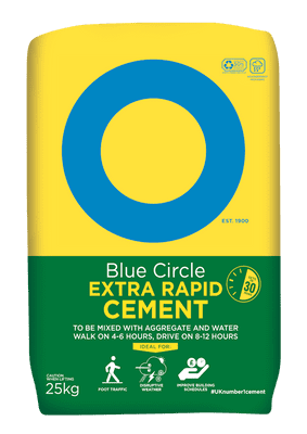 Tarmac/Blue Circle extra rapid cement 25kg