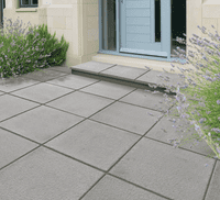 Textured Traditional Grey Paving Slabs 600x600x35mm