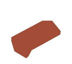 Universal Angle Block-End Roof Ridge 7518 Traditional Colours