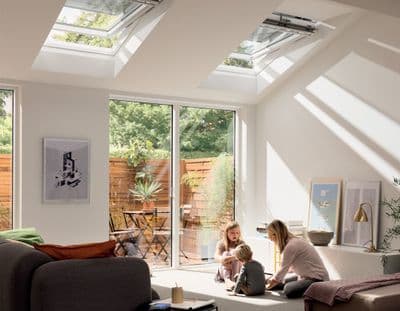 Velux GPL 2070 Top-hung Roof Windows Bright White Painted Finish