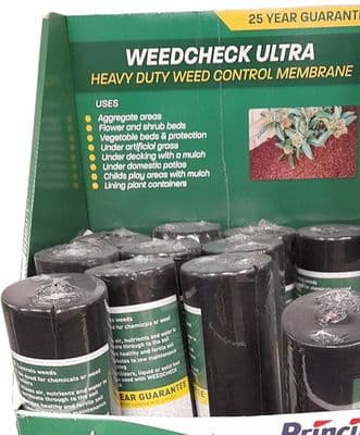 Weedcheck Ultra Heavy Duty Weed Control Membrane 2x25mm