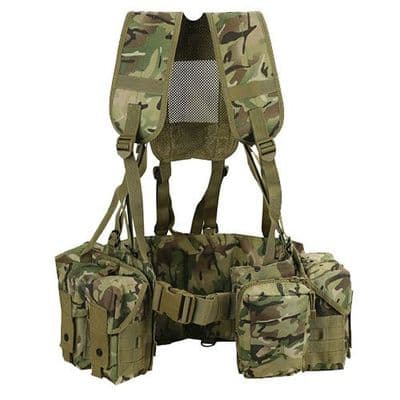 Airborne Style Webbing Multi Terrain Camouflage