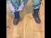 Cadet Ambush Brown Black Boots BRAND NEW