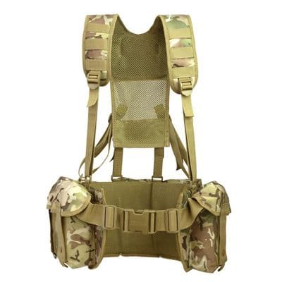 Cadet Assault Webbing Multi Terrain Camouflage