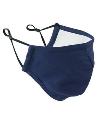 Cotton Face Mask 3-Layer Khaki/Grey/Navy