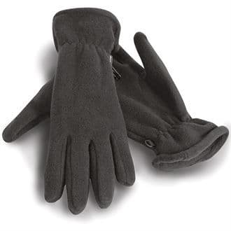 Heavyweight Fleece Gloves Black