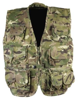 Kids Tactical Camouflage Vest