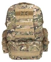 Kombat UK 50L Expedition Pack Multi-Terrain Camouflage BTP