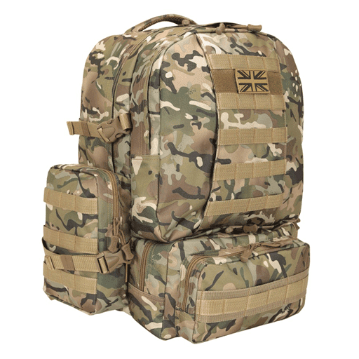 Kombat UK 50L Expedition Pack Multi-Terrain Camouflage BTP