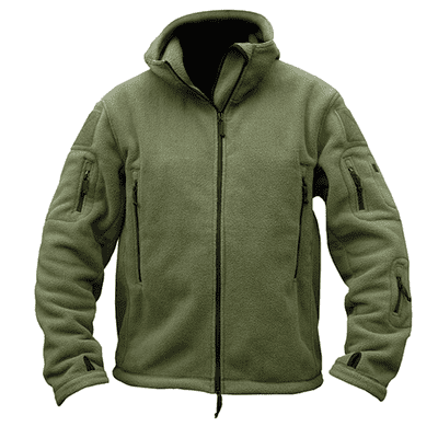 Dlats army cold weather top fleece jacket