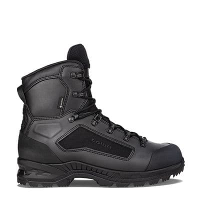 Lowa Breacher Black Mid Leg GTX Combat Boot