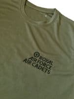 Olive Green Anti-wicking T-shirt 100% Polyester