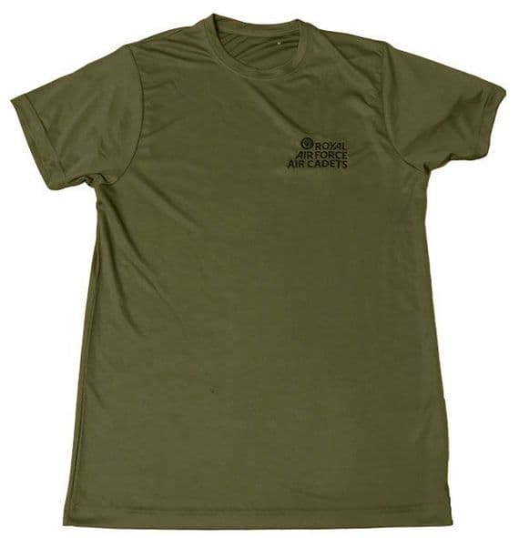 Olive Green Anti-wicking T-shirt 100% Polyester