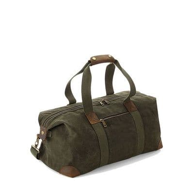 Retro Holdall Olive Green 19L
