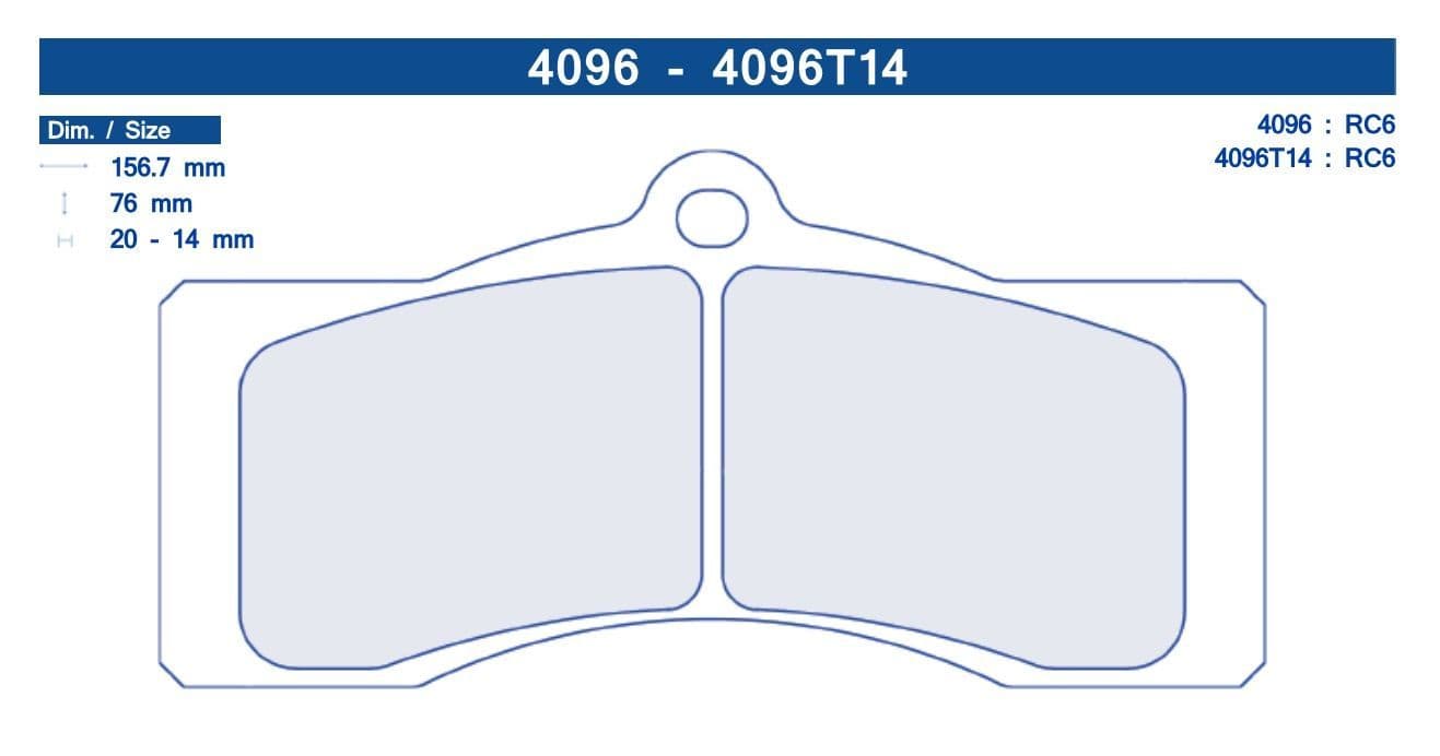 CL 4096T14 Pads