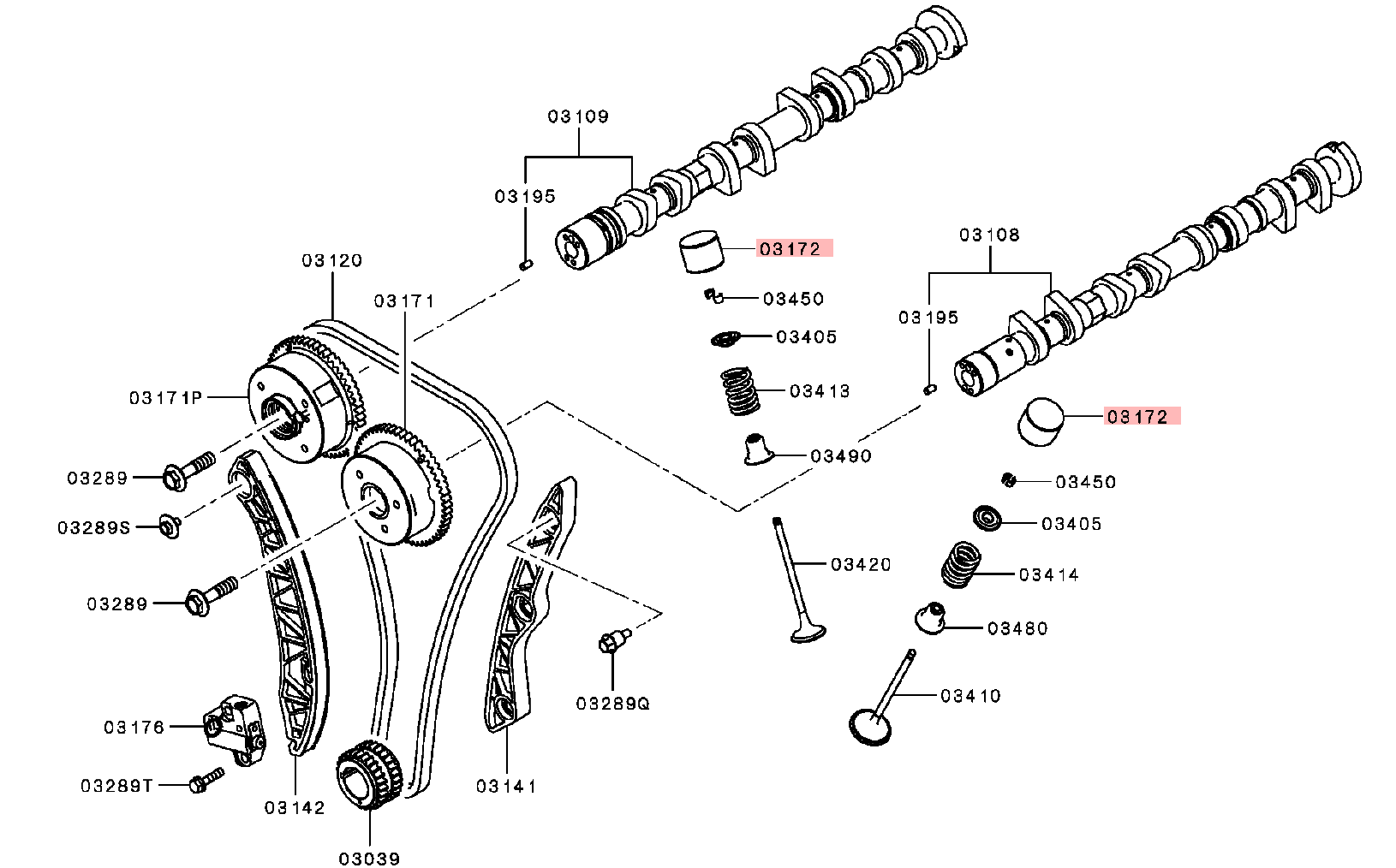 Tappet Valve Evo X 3 570