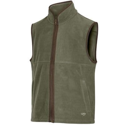 Hoggs of Fife Men's Stenton Technical Fleece Gilet - Lovat