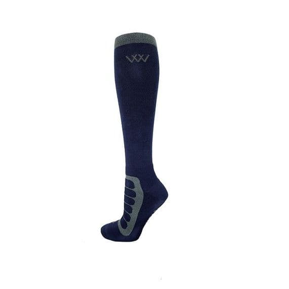 Woof Wears Long Bamboo Tech Sock - Navy/Grey (Pack of 2)