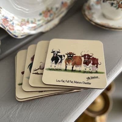 Alex Underdown Farm Animal Coasters