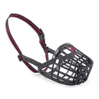 Ancol Plastic Dog Muzzle - Black