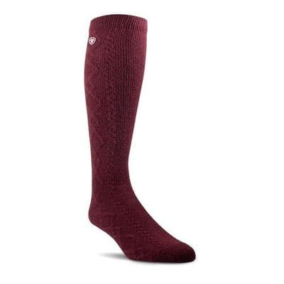 Ariat Countryside Tall Socks - Tawny Port
