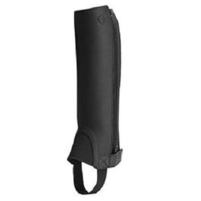 Ariat Junior Leather Stable Chaps - Black