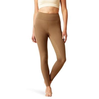 Ariat Ladies Boreas Half Grip Tights - Canteen