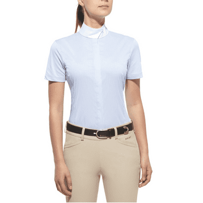 Ariat Triumph Ladies Show Shirt - Blue Pinstripe