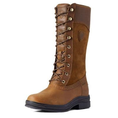 Ariat Women's Wythburn Waterproof County Boots - Distressed Brown