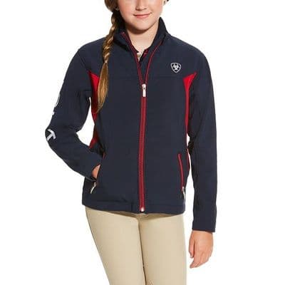 Ariat Youth Softshell Jacket - Team Navy