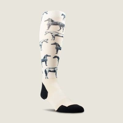 AriatTEK Slim Printed Socks - Summer Sand House