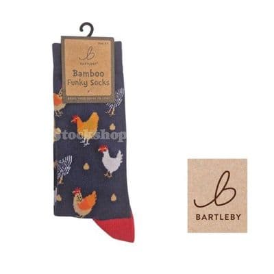 Bartleby Funky Bamboo Socks - Chickens