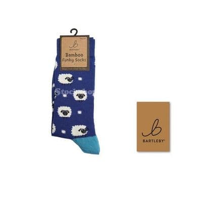 Bartleby Funky Bamboo Socks - Cute Sheep