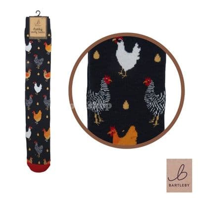Bartleby Funky Welly Socks - Chickens