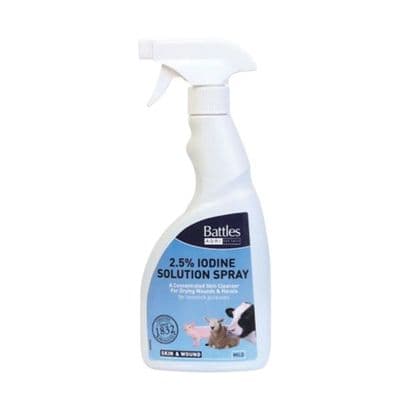 Battles Iodine Spray 2.5% - 500ml