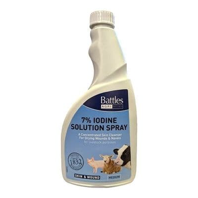 Battles Strong Iodine Spray - 500ml