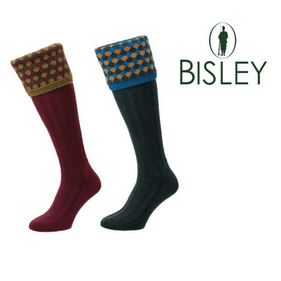 Bisley Hadleigh Diamond Harlequin Shooting Socks