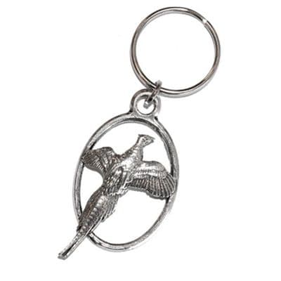 Bisley Pewter Pheasant Keyring