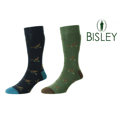 Bisley Pheasants Socks (UK 6 -11)