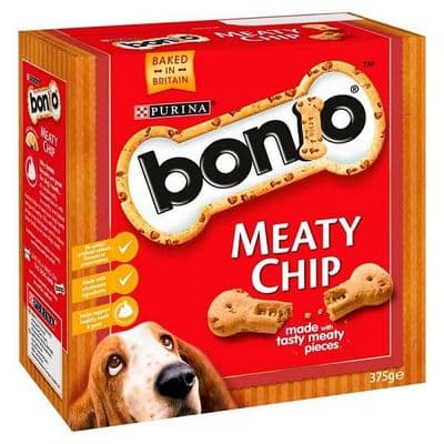 Bonio Meaty Chip Dog Biscuits - 375g