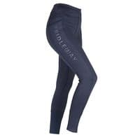 Bridleway Neve Junior Winter Riding Tights - Navy