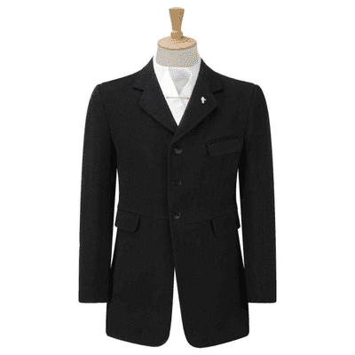 Caldene Wessex Mens Semi Hunt Coat - Black