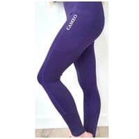 Cameo Performance Junior Riding Tights - Purple