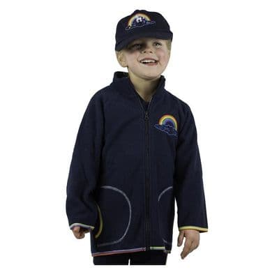Cameo Rainbow Junior Riders Fleece - Navy
