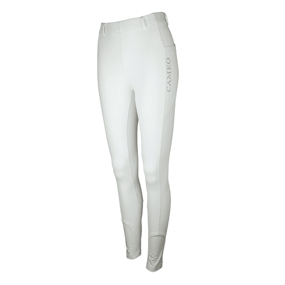 Cameo Thermo Riding Tights - White