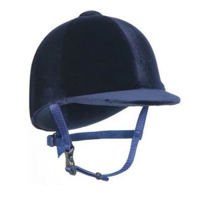 Champion Junior Riding Hat  - Navy (NOT TO CURRENT STANDARD)